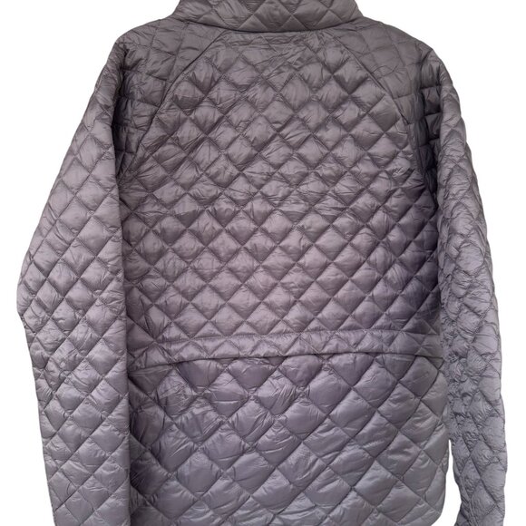 Athleta Whisper Featherless Quilted Jacket Medium Purple Nylon Repellent Violet - Picture 3 of 10
